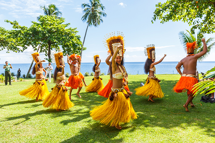 Polynesian dancers