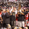 A golden victory, Ohio State celebrates its eighth national championship.