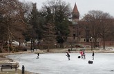 Ice Hockey on Mirror Lake