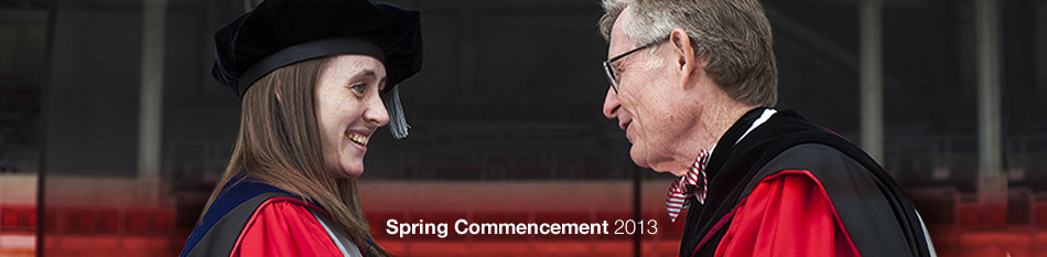 Featured news item: Spring Commencement 2013
