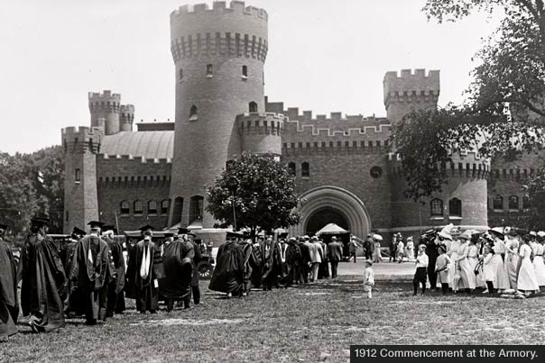Commencement at the Armory