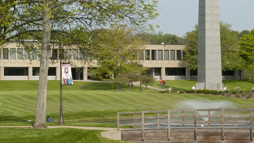 beautiful outdoors view of osu's newark campus