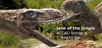ACCAD brings a T. Rex to life