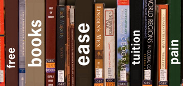 Free books ease tuition pain