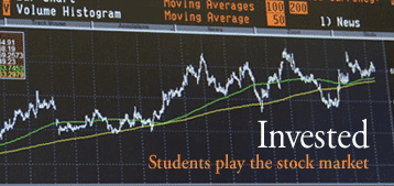 Students invest in the stock market