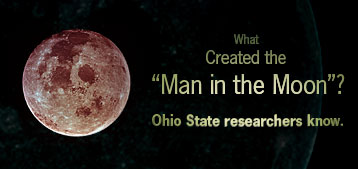 What created the man in the moon