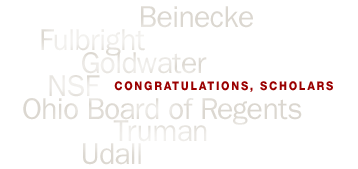 Congratulations, scholars