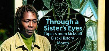 Tupac's mom kicks of Black History Month