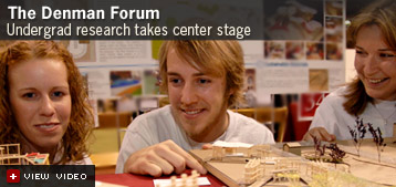 Undergraduate research takes center stage