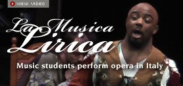 Music students perform opera in Italy