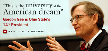 Gordon Gee is Ohio State's 14th President