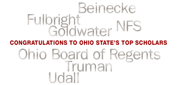 Congratulations to Ohio State's top scholars