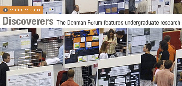 The Denman Forum features undergraduate research