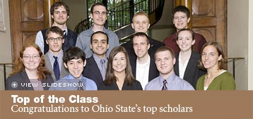 Congratulations to Ohio State's award-winning scholars