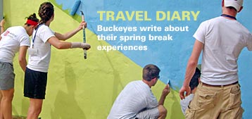 Buckeyes write about their spring break experiences