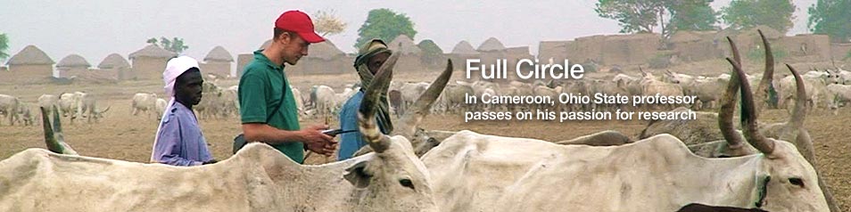 In Cameroon, Ohio State professor passes on his passion for research