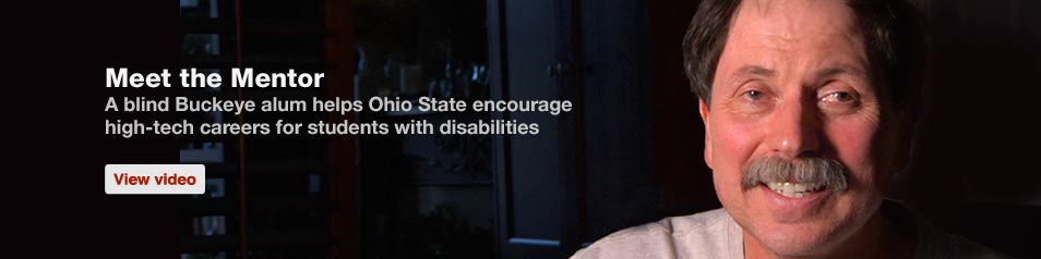 An Ohio State alum encourages students with disabilities to pursue high-tech careers