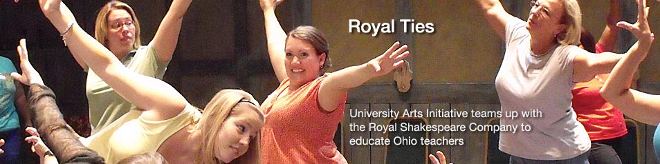 University Arts Initiative teams up with the Royal Shakespeare Company to educate Ohio teachers