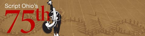 Script Ohio's 75th anniversary