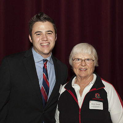 Rosemarie Wendt with Peter Glotfelty