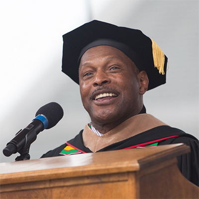 Archie Griffin at Spring Commencement 2015