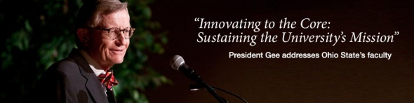 President Gee Addresses the Faculty