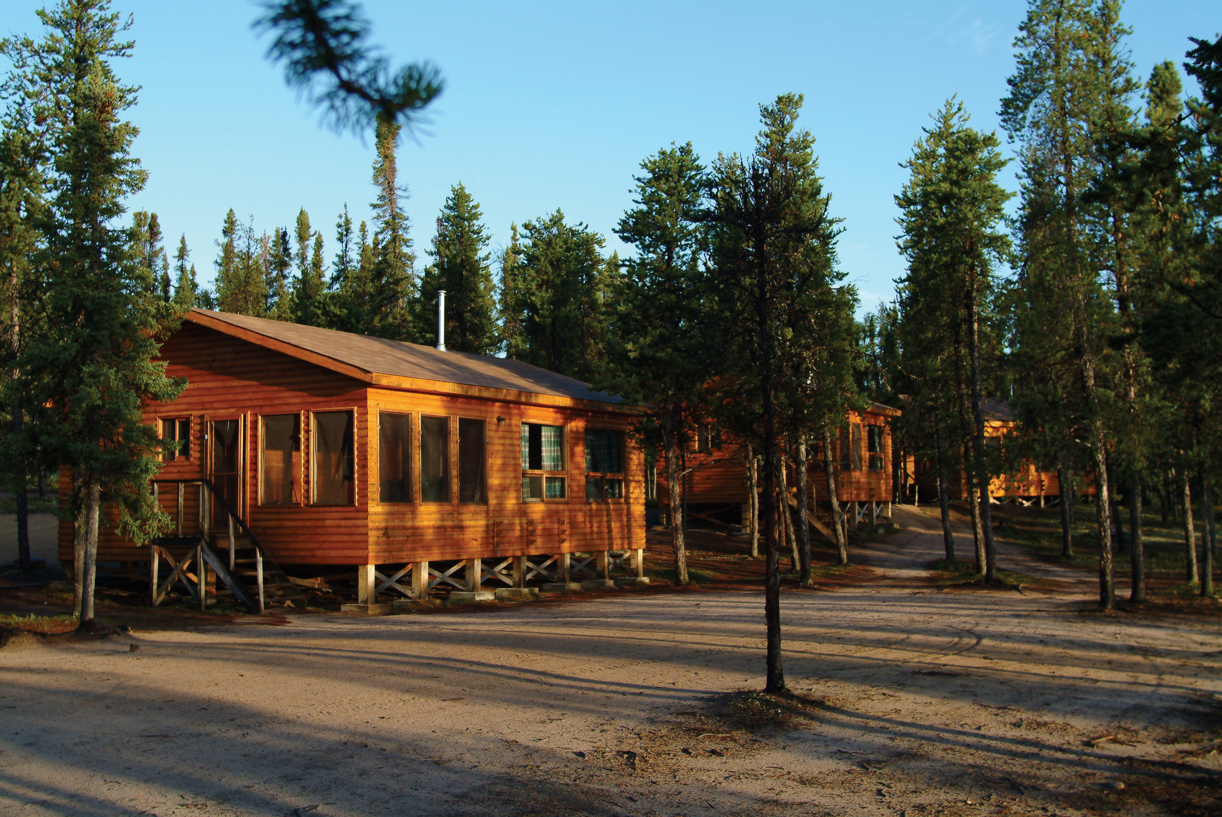 cabins and grounds