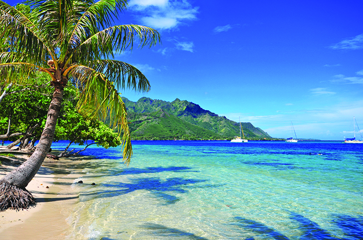 Moorea beach view