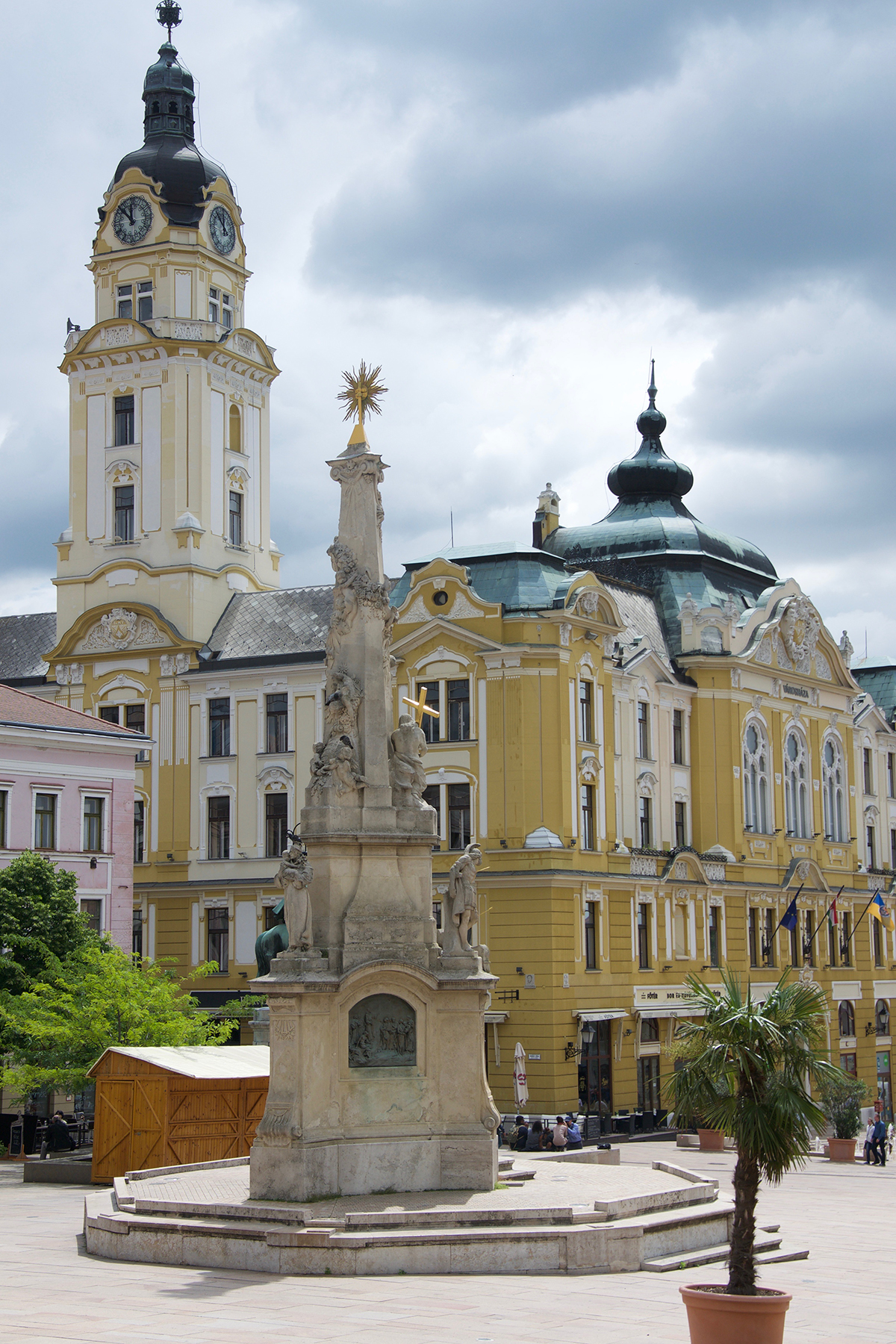 Fountain in front of palace