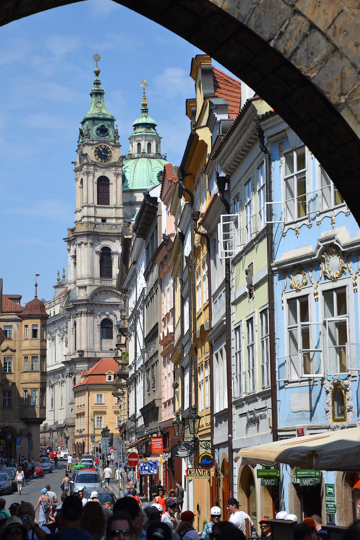 city street in Prague