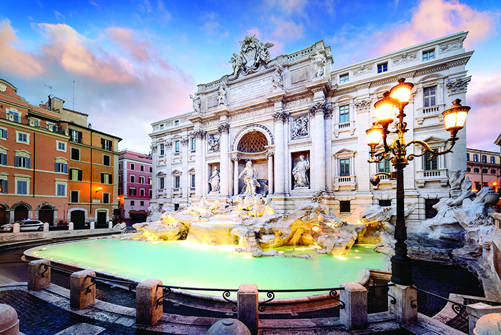 Rome Trevi Fountain