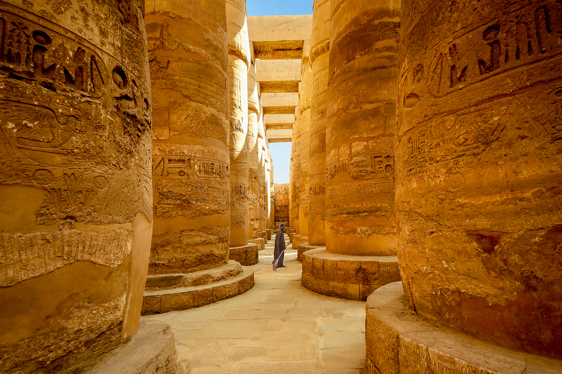 inside Karnak temple