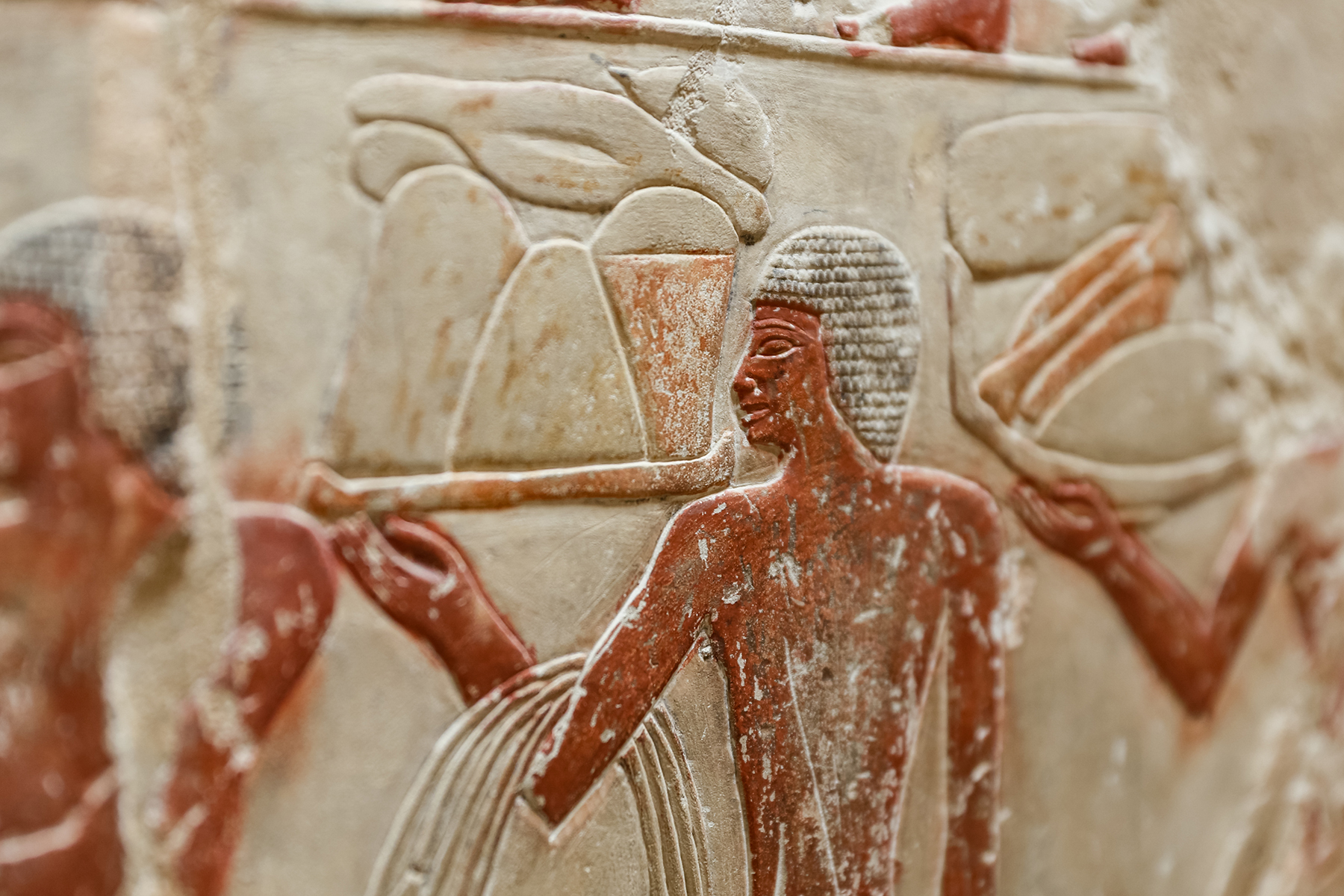 close up of hieroglyphics