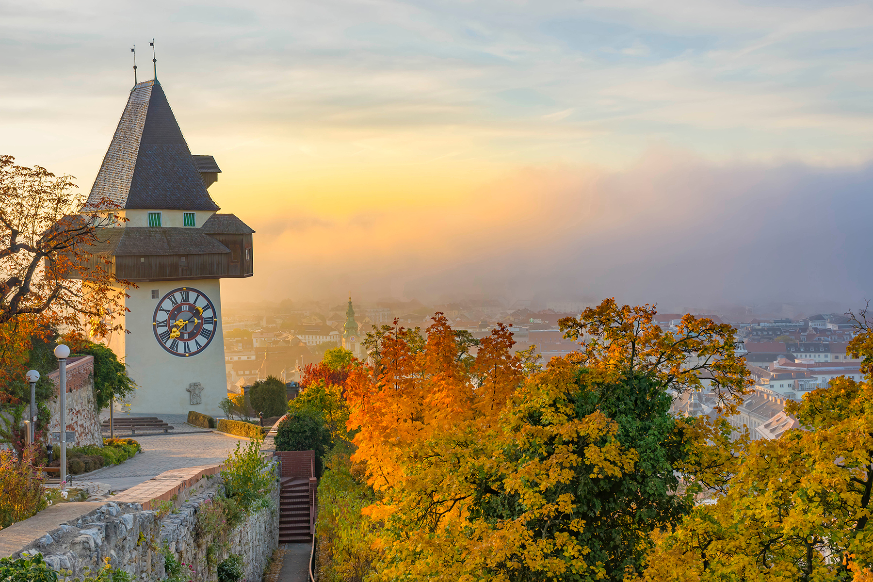 Overlook in Graz, Austria