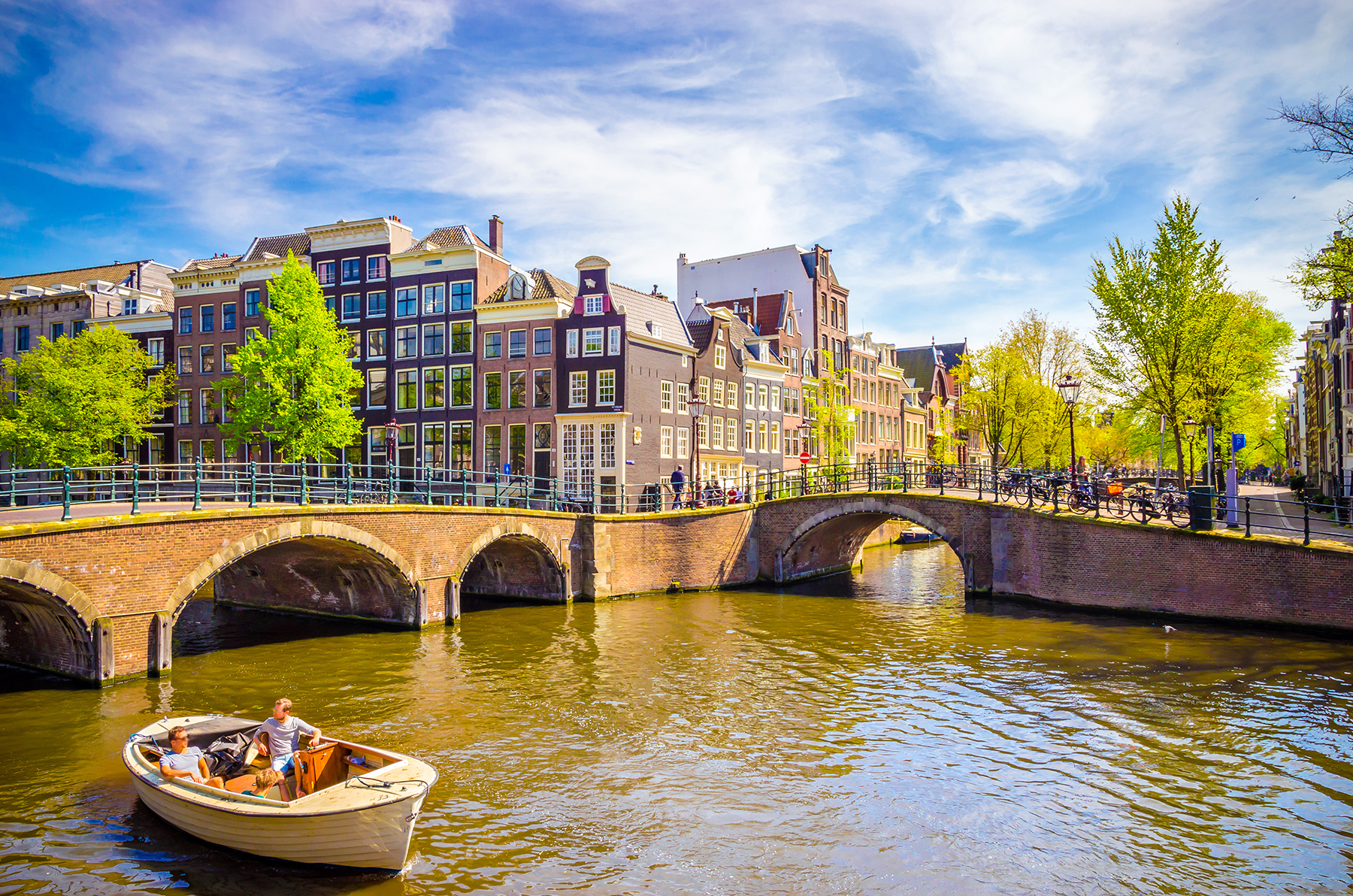 Bridges on the canals of Amsterdam