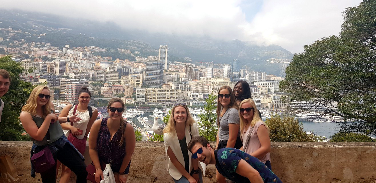 Students in the French Riviera