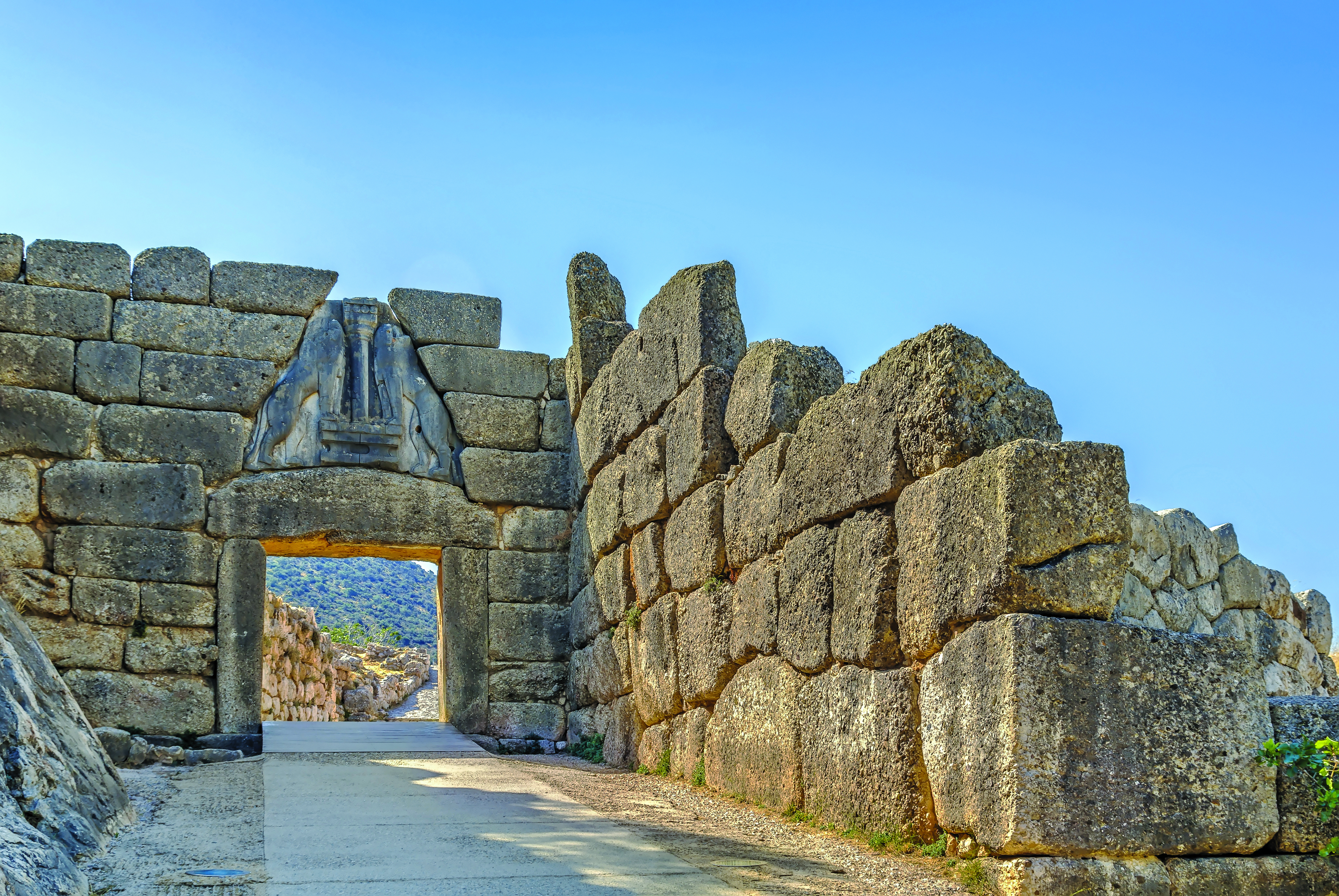 stone archway in Greece