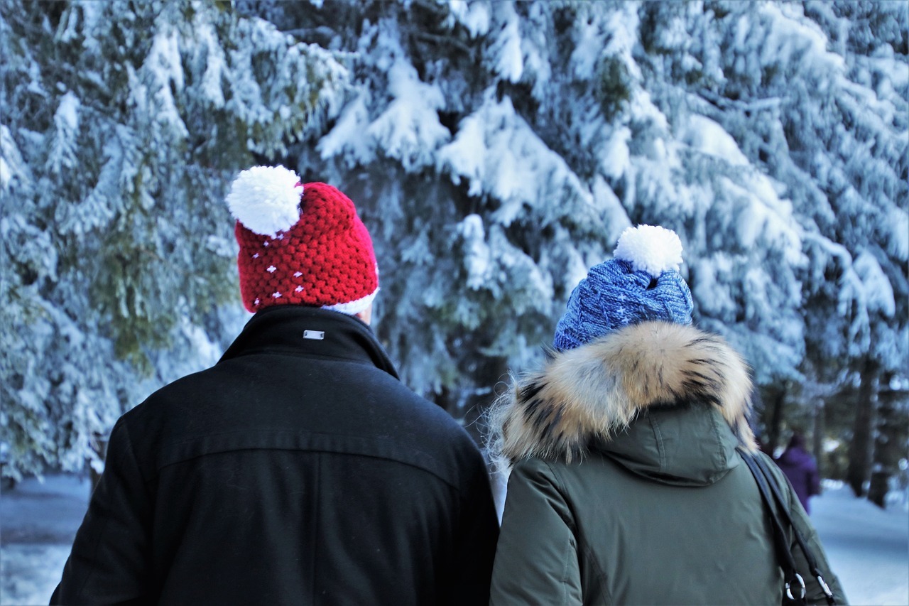 iceland couple on a walk