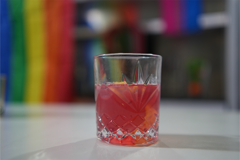 the scarlet and gay cocktail
