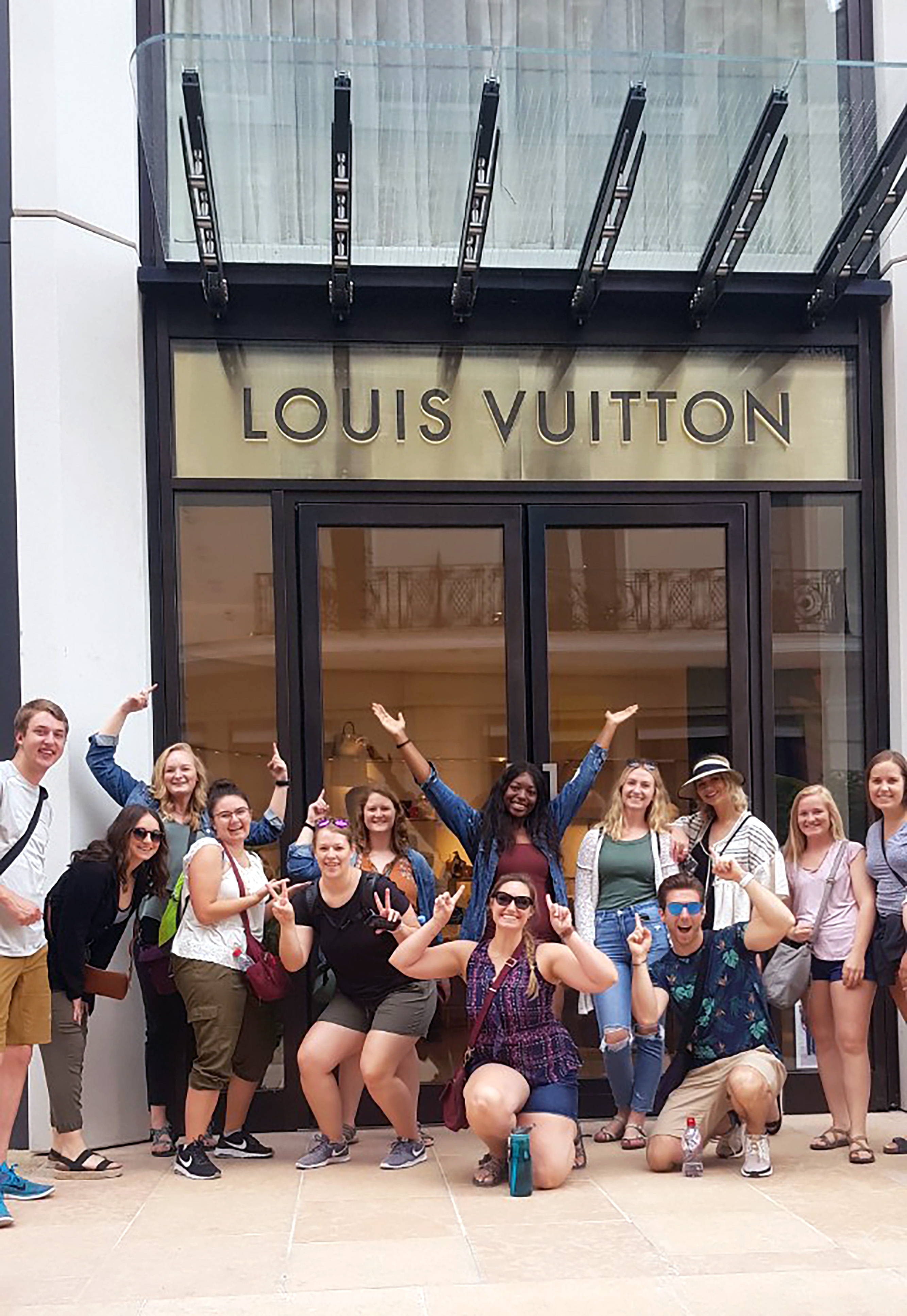 group photo in Paris