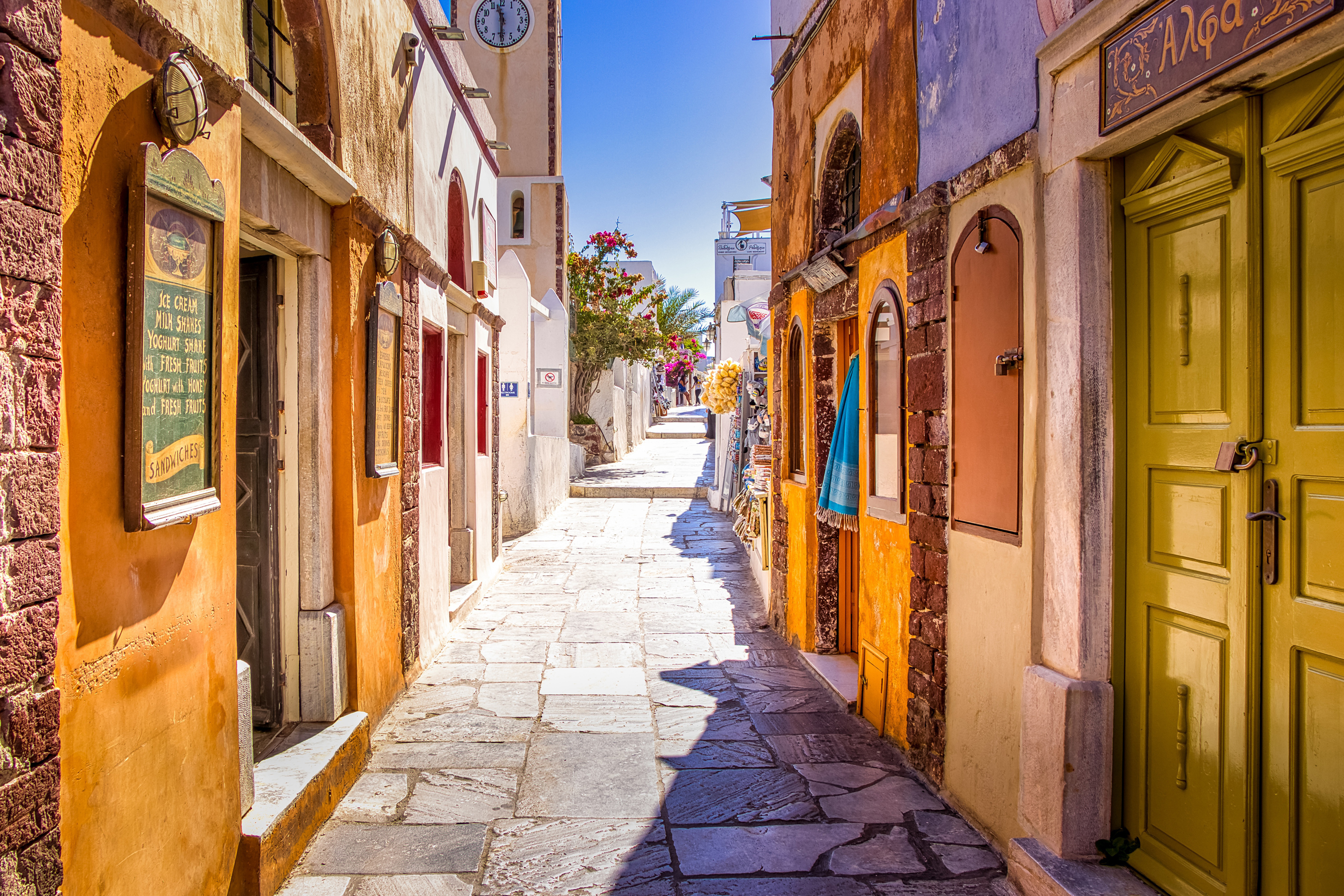 Santorini shops