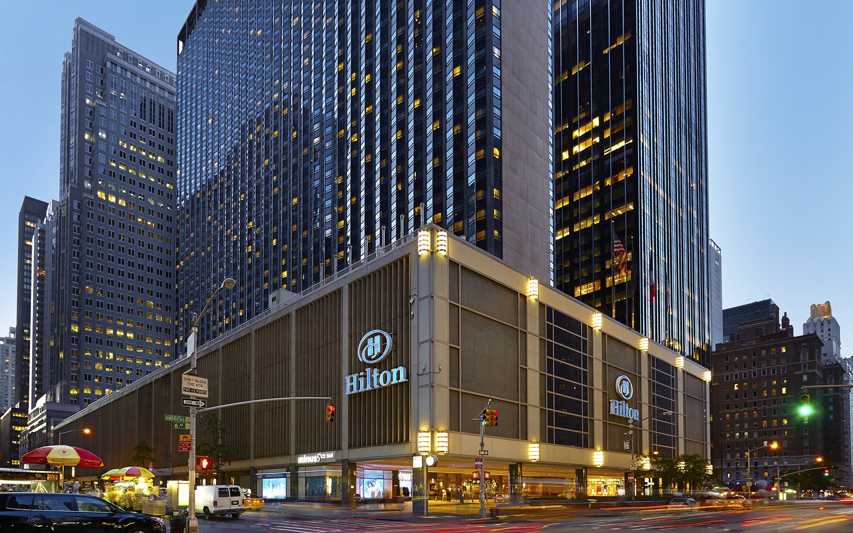 Big city buildings in New York