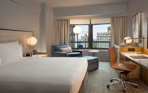 one bedroom room at the hotel