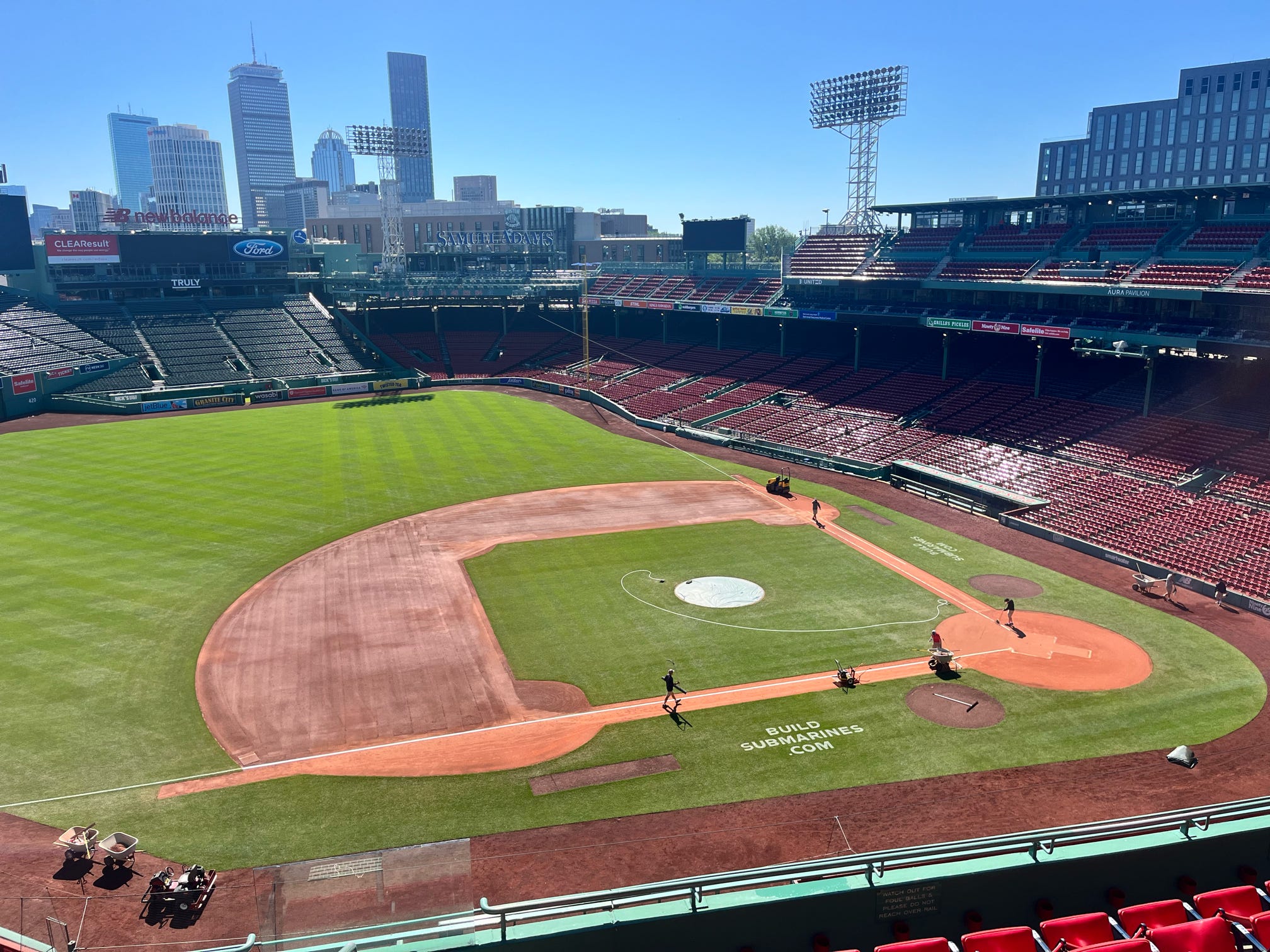 Professional Baseball field