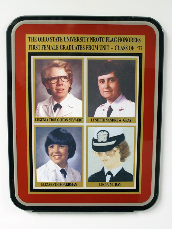 Plaque of Eugenia Troughton Seywert, Lynette Sandrew-Gray, Elizabeth Boardman and Linda M. Day