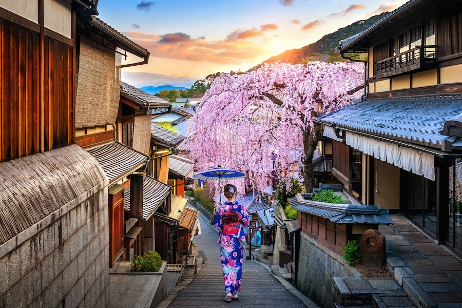 A side street in Kyoto