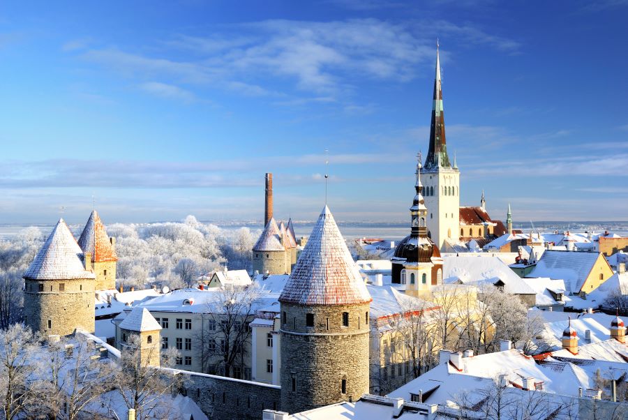 Old Town in Tallinn, Estonia