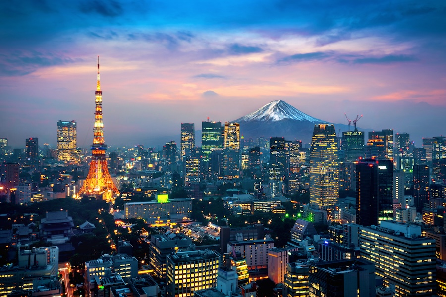Tokyo at night
