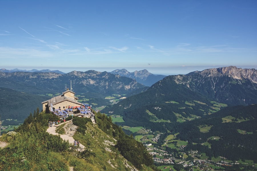 Hitler's Eagle Nest from an aerial view