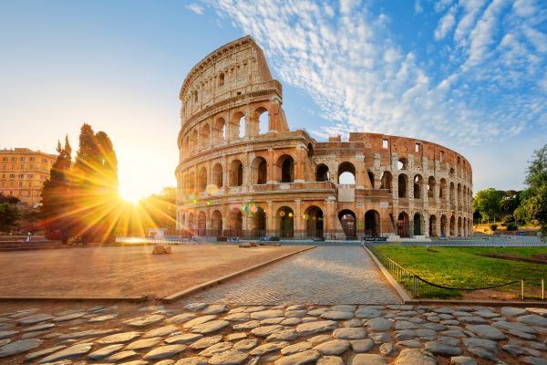 Photo of the Colosseum in Rome